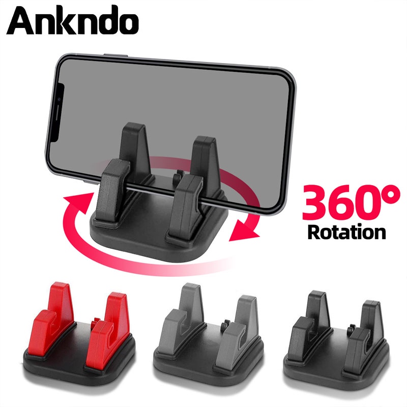 ankndo-อุปกรณ์เมาท์ขาตั้ง-gps-วางโทรศัพท์มือถือ-360-องศา-สําหรับติดรถยนต์
