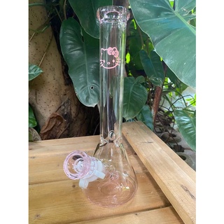 บ้อง  Bong Hello Kitty 25CM / 5MM Thickness. High quality Glass🔥