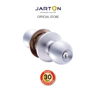 JARTON ลูกบิดห้องทั่วไป หัวกลม สี SS จานใหญ ระบบลูกปืนทองเหลือง 6 ร่อง/ สามารถทำระบบมาสเตอร์คีย์ได้ 101028