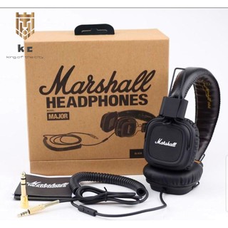 ภาพขนาดย่อของภาพหน้าปกสินค้าMarshall Headphone Model Major Leather Noise Cancelling Stereo DJ Hi-Fi Pro Headphones Headset หูฟัง จากร้าน ninimoblie บน Shopee ภาพที่ 3