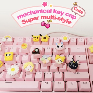 ภาพหน้าปกสินค้า【หมวกแป้นพิมพ์】 ABS Keycap แป้นพิมพ์กล ขนมเค้ก DIY คู่มือ Cartoon Pink Customized Creativity Special Ecs R4 OEM Keycaps Cute Girl Gif ที่เกี่ยวข้อง