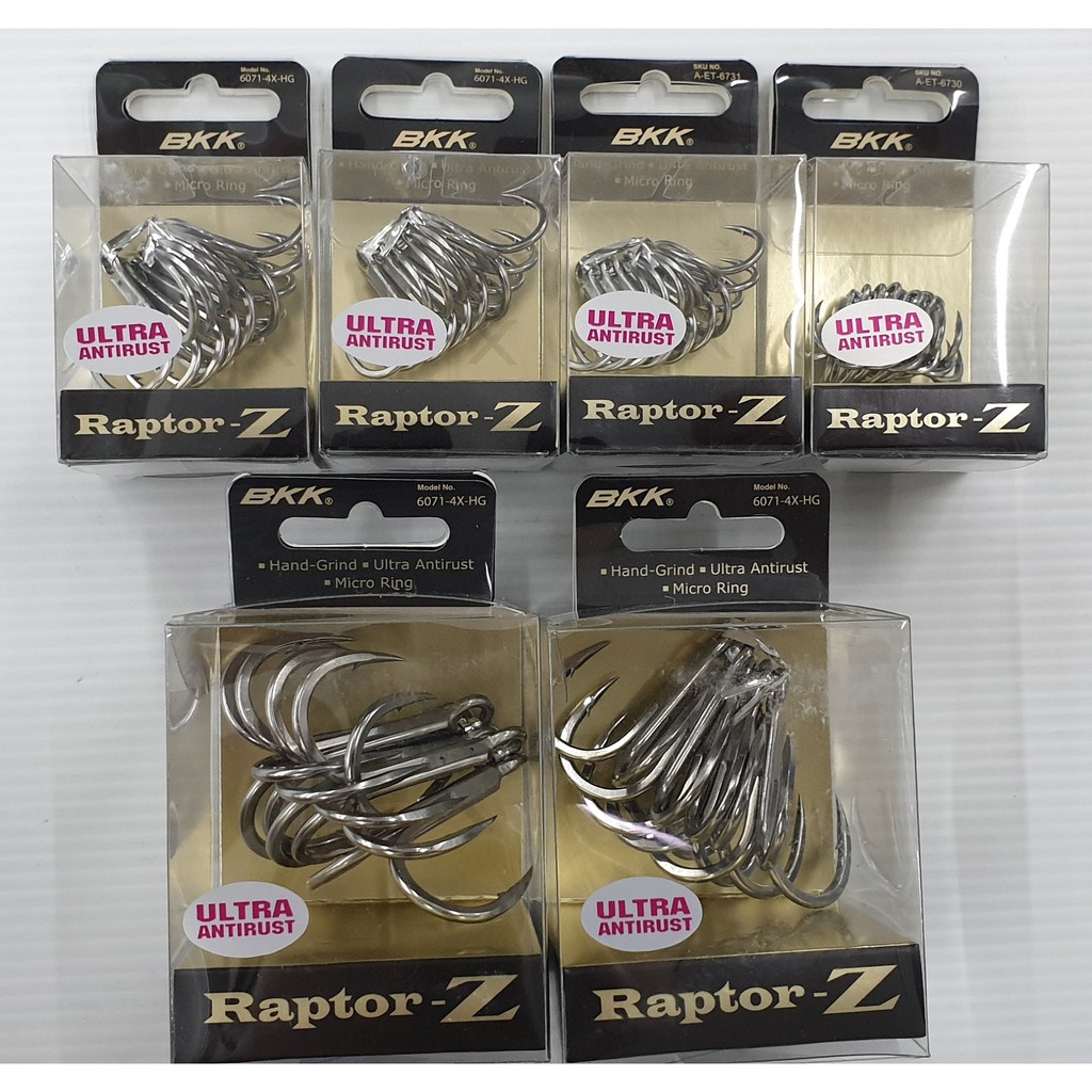 Bkk RAPTOR Z TREBLE HOOK 60714X ตะขอเกี่ยว Shopee Thailand