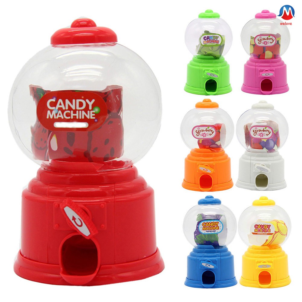 Cute Sweet Mini Candy Machine Bubble Dispenser Coin Bank Kids Toys ...