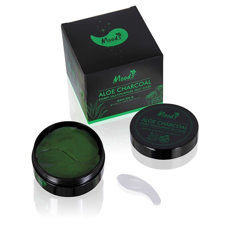 Moods Aloe Charcoal starry multipurpose jelly eye mask | Shopee Thailand