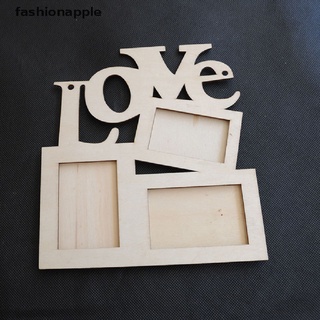 [fashionapple] ใหม่ กรอบรูปไม้กลวง รูปหัวใจ สําหรับตกแต่งบ้าน DIY