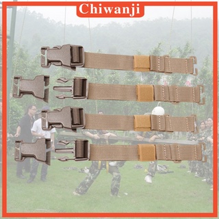 [Chiwanji] กระเป๋าเป้สะพายหลังสายเข็มขัดรัดหน้าอก 4 ชิ้นสําหรับเดินป่าปีนเขา