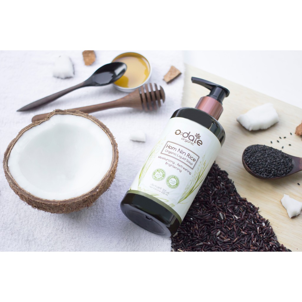 adale organic hom nin rice liquid soap (สบู่เหลวออร์แกนิคข้าวหอมนิล ...