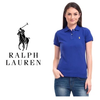 แท้ 💯% New with Tag Polo Ralph Lauren size S (อก 32”) สีน้ำเงิน รุ่น The Skinny ของใหม่ป้ายห้อย