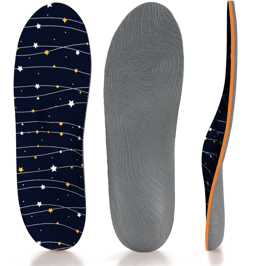 Flat Feet Memory Foam Orthopedics Insoles Sneakers Men Plantar