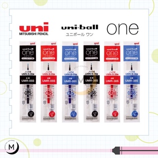 ภาพหน้าปกสินค้าไส้ปากกาเจล Uni ball One Refill ยูนิบอล วัน ขนาด 0.38 และ 0.5 MM ที่เกี่ยวข้อง