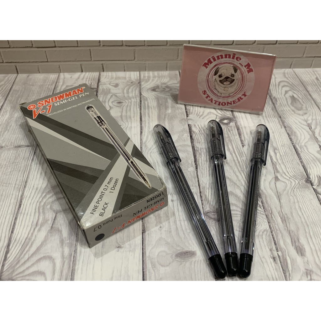 ปากกาลูกลื่น Snowman V-1 / Sonman V1 | Shopee Thailand