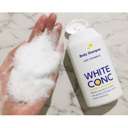 white-conc-ครีมอาบน้ำ-ไวท์-คองก์-บอดี้-แชมพู-สูตรอนุพันธ์วิตามินซี-และ-glycyrrhizic-acid-2k-ชุดละ-2-ขวด-ขวดละ-360-มิลลิ