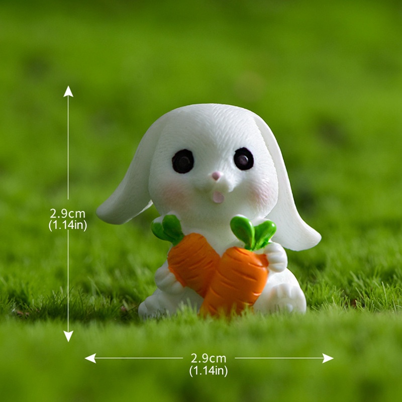 ตุ๊กตากระต่ายเรซิ่น-ขนาดเล็ก-สําหรับตกแต่งสวน-diy
