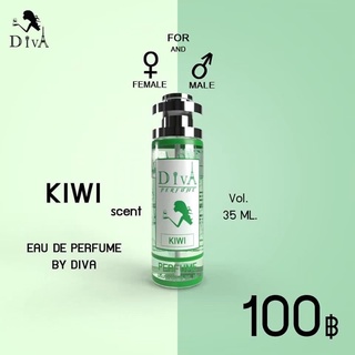กลิ่นกีวี KIWI น้ำหอมกลิ่นผลไม้ ‼️ติดทน 8-12 ชม. ‼️ขนาด 35ML.   ✅สินค้ามีปัญหาเคลมได้