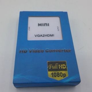 กล่องMiniสีฟ้า แปลง vga เป็น hdmi