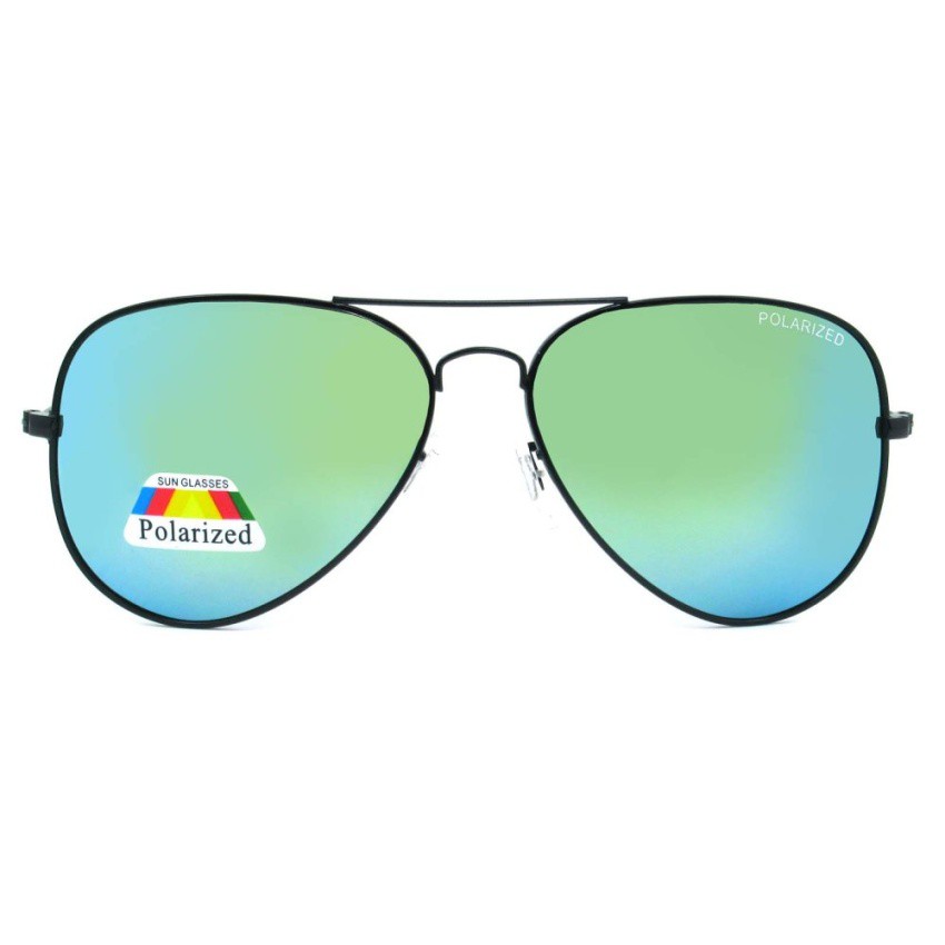 polarized-แว่นกันแดด-แฟชั่น-รุ่น-3026-สีดำเลนล์ปรอทเขียว-เลนส์โพลาไรซ์