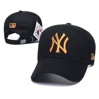 ใหม่ หมวกเบสบอล ปักลาย New York Yankees NY MLB สําหรับผู้ชาย ผู้หญิง เหมาะกับฤดูร้อน -3 dsjW