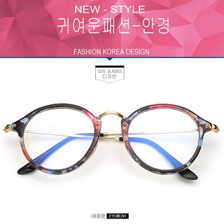 Fashion แว่นตากรองแสงสีฟ้า 8625 สีดำลายกละตัดทอง ถนอมสายตา