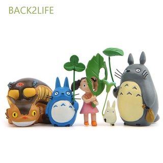 Back2Life โมเดลฟิกเกอร์ Pvc รูปแมว Totoros ขนาดเล็กสําหรับเด็ก