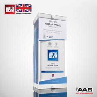 Autoglym Rapid Aqua Wax Complete Kit สเปรย์แว็กซ์เคลือบเงาแบบเร่งด่วน ขนาด 500 ml.