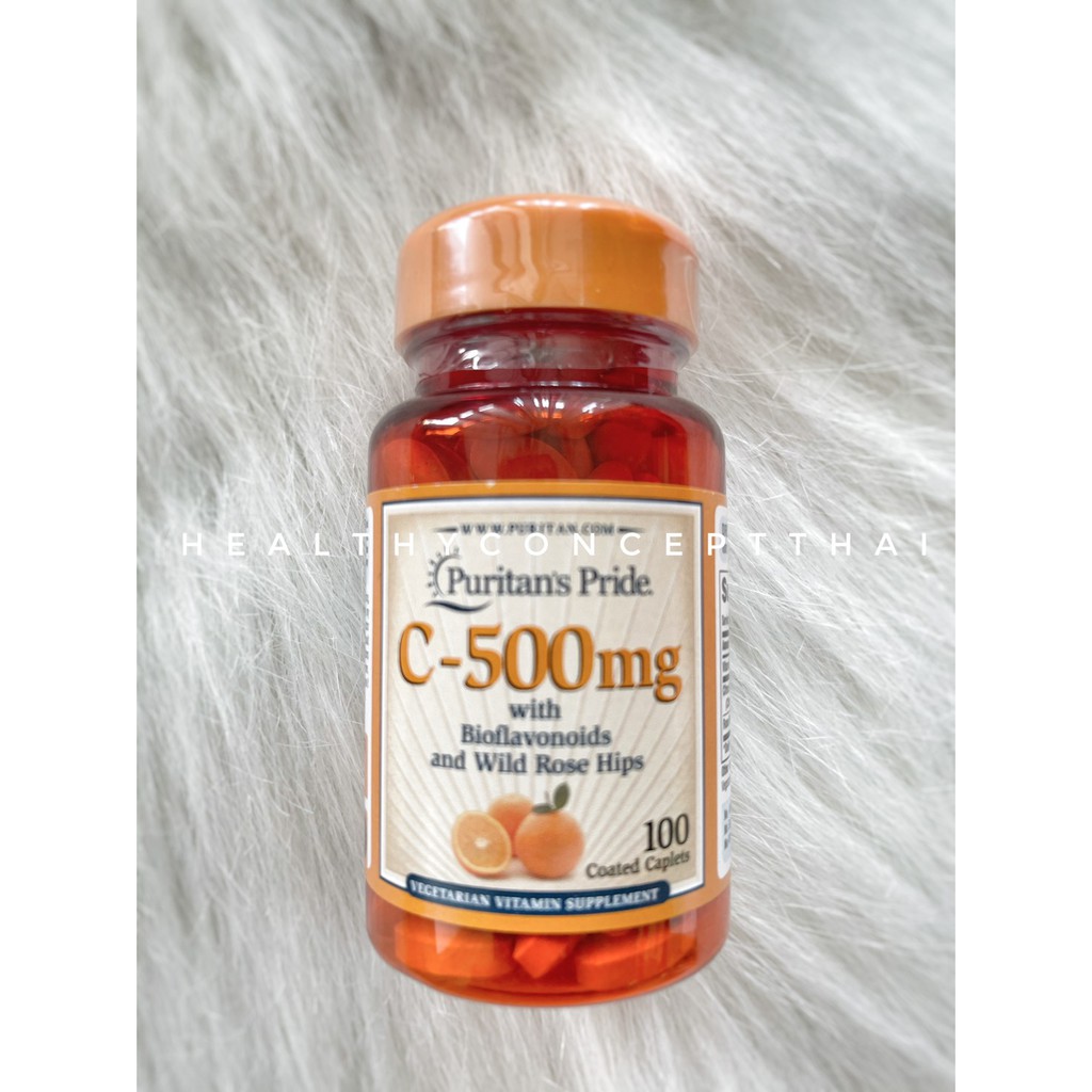 Puritan's Pride Vitamin C500 mg with Bioflavonoids & Rose Hips 100