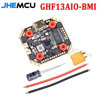 Jhemcu GHF13AIO-BMI 2-4S F4 ตัวควบคุมการบิน BMI270 STM32F411 พร้อม OSD 5V BEC 16x16 มม. สําหรับโดรนแข่งขันบังคับ FPV