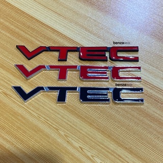 โลโก้* VTEC งานโลหะ ขนาด* 1.6 x 13 cm ราคาต่อชิ้น