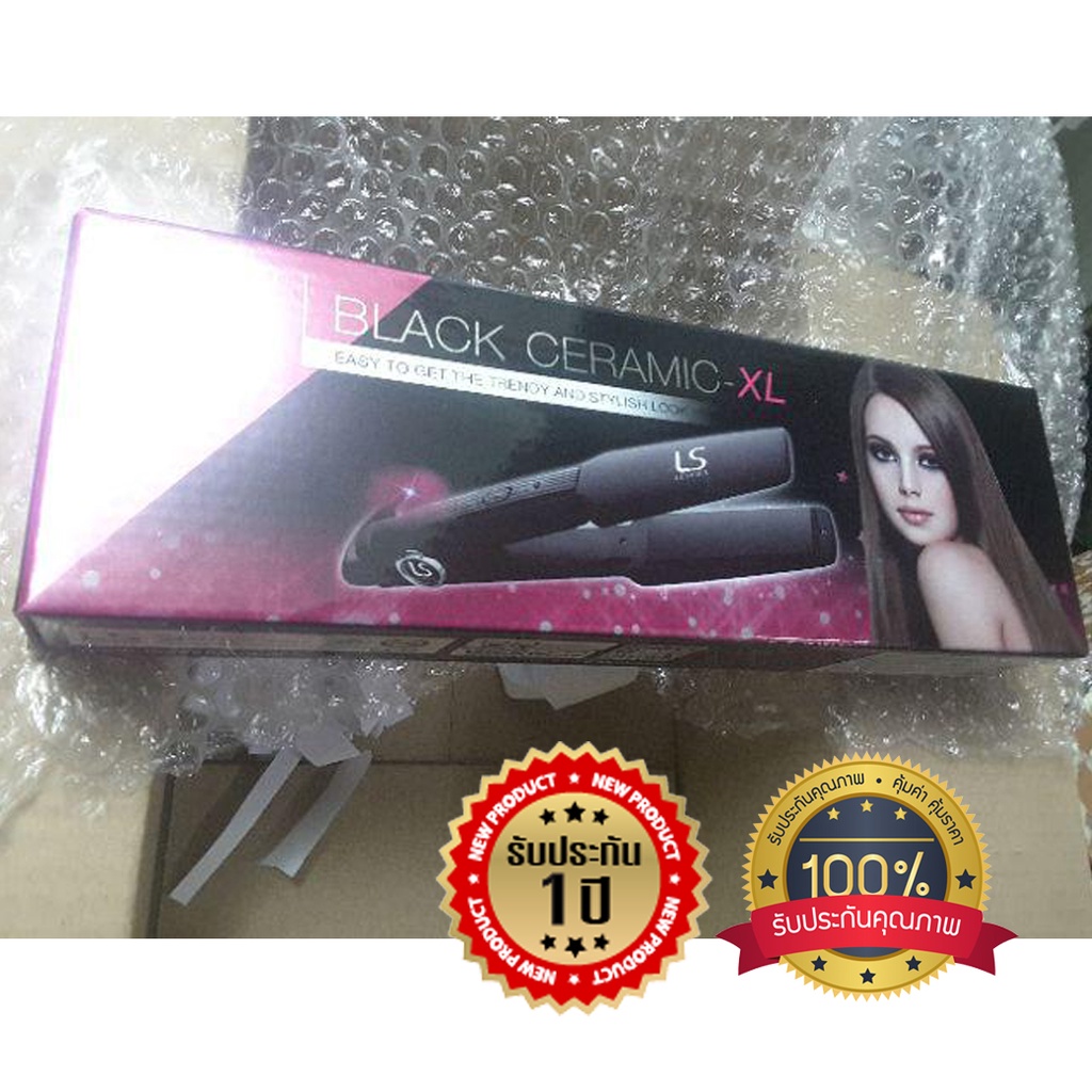 เครื่องหนีบผม-แผ่นหนีบกว้าง-lesasha-เลอซาช่า-black-ceramic-xl-hair-straightener-รุ่น-ls0320