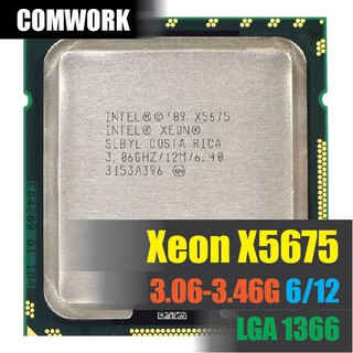 ภาพหน้าปกสินค้าซีพียู Intel XEON X5675 LGA 1366 CPU PROCESSOR X58 WORKSTATION SERVER COMWORK ที่เกี่ยวข้อง