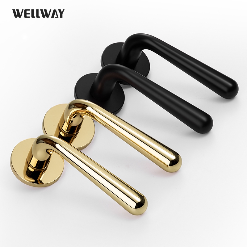 wellway-ลูกบิดก้านโยกเปิด-ปิดประตู-ก้านโยกประตู-ที่ล็อคประตูสากล-มือจับประตู-ที่ล็อคประตู