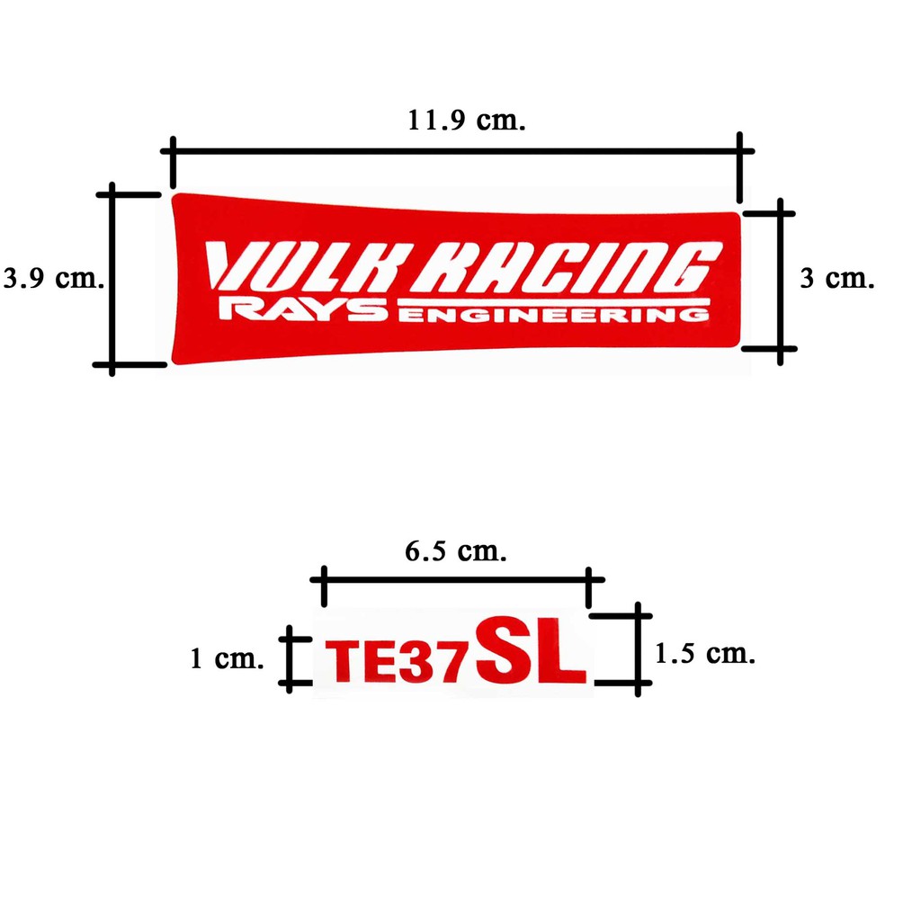 งานพรีเมี่ยม-สติกเกอร์ตัด-ไวนิล-อย่างดี-สติกเกอร์ติดก้านแม็ก-rays-racing-volk-te37-te37sl-1-ชุด-ติดได้-4-ล้อ