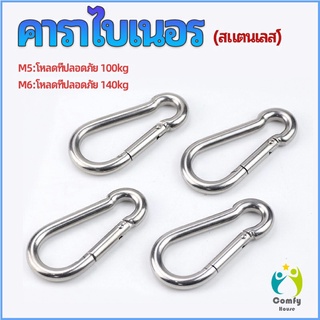 ภาพหน้าปกสินค้าComfy คาราไบเนอร์ ตะขอแขวน ตะขอคล้องสายสลิง carabiner ซึ่งคุณอาจชอบราคาและรีวิวของสินค้านี้