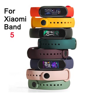 Bracelet for Original Xiaomi Mi Band 5 Colorful Sport Wristband Waterproof Strap for Xiomi Mi Band 6 Miband 5 Silicone Replacement