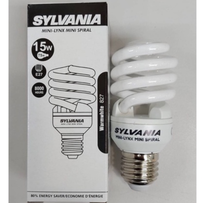 Sylvania Mini-Lynx Fast start E27 15w allumage instantané