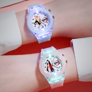 สินค้า อะนิเมะนาฬิกาDemon SlayerLEDLuminous Watch Anime Children\'s Watch
