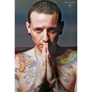 โปสเตอร์ วง ดนตรี ร็อก ลิงคินพาร์ก Linkin Park Chester Bennington POSTER 24”x35” Inch American Rock Band V6