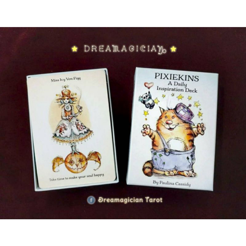 Pixiekins A Daily Inspirational Deck ไพ่ออราเคิลแท้ลดราคา ไพ่ยิปซี ไพ่ ...