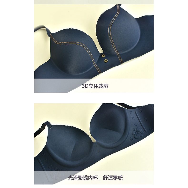 พร้อมส่ง-ชุดชั้นในบราดันทรงไร้รอยต่อระบายอากาศเซ็กซี่สําหรับผู้หญิง