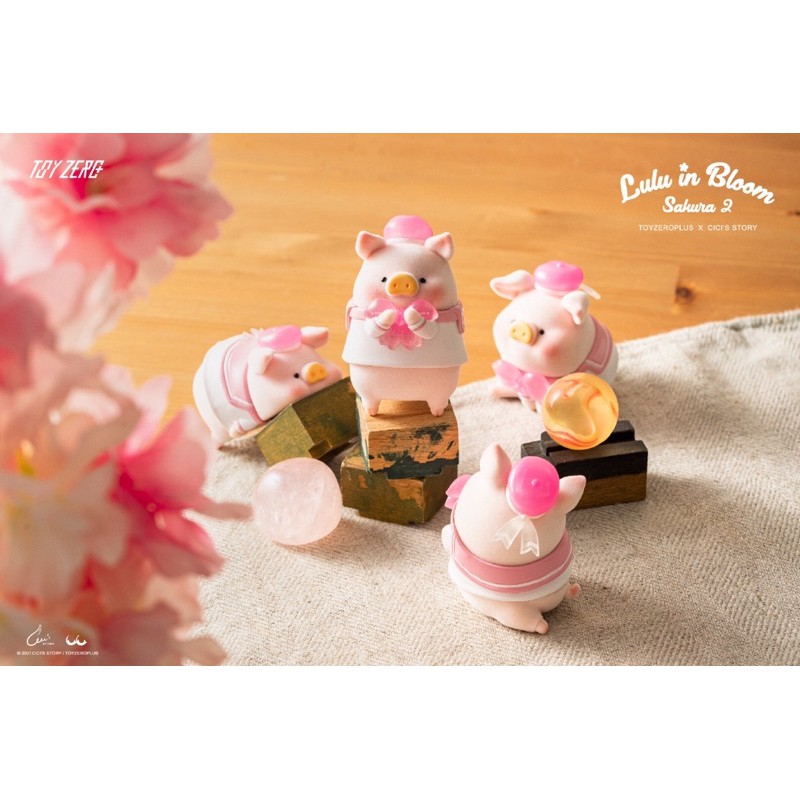 ภาพสินค้า️พร้อมส่ง...แบบสุ่ม ️TOYZERO+  Lulu The Piggy in Bloom Sakura 2 Blind Box Series จากร้าน mdc.toys.shop บน Shopee ภาพที่ 7