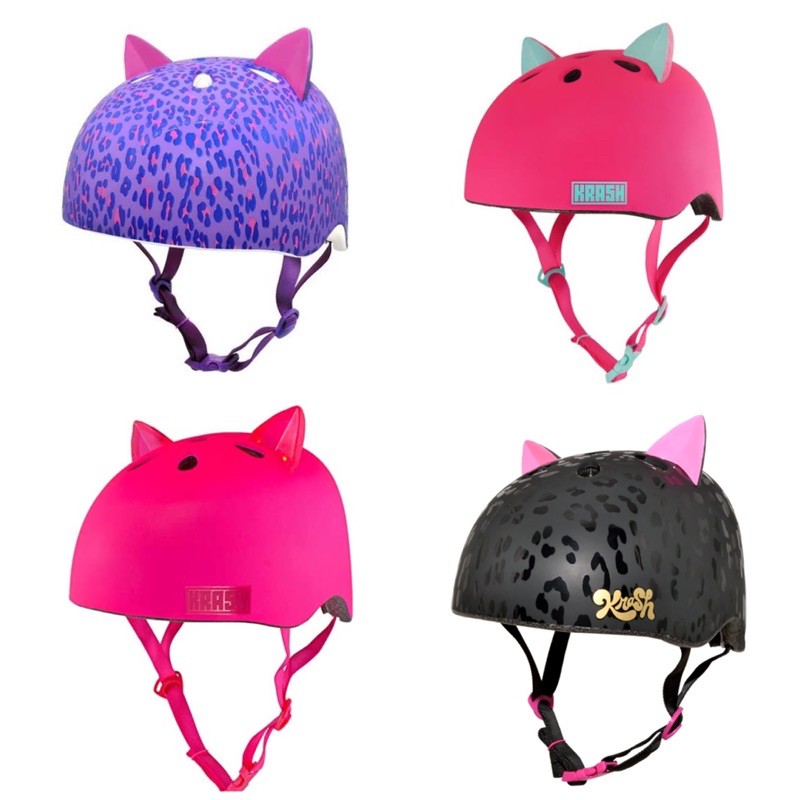 พร้อมส่งจากไทย-หมวกกันน๊อคหูแมว-หมวกจักรยาน-สเก็ตบอร์ด-เซิร์ฟสเก็ต-หมวกเซฟตี้-cat-ear-helmet