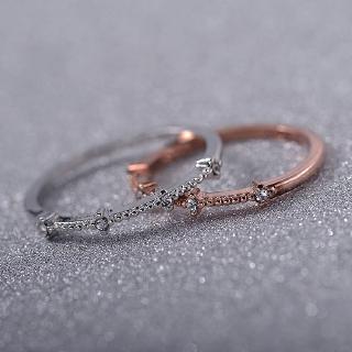Simple Style Crystal Rings for Women Valentines Day