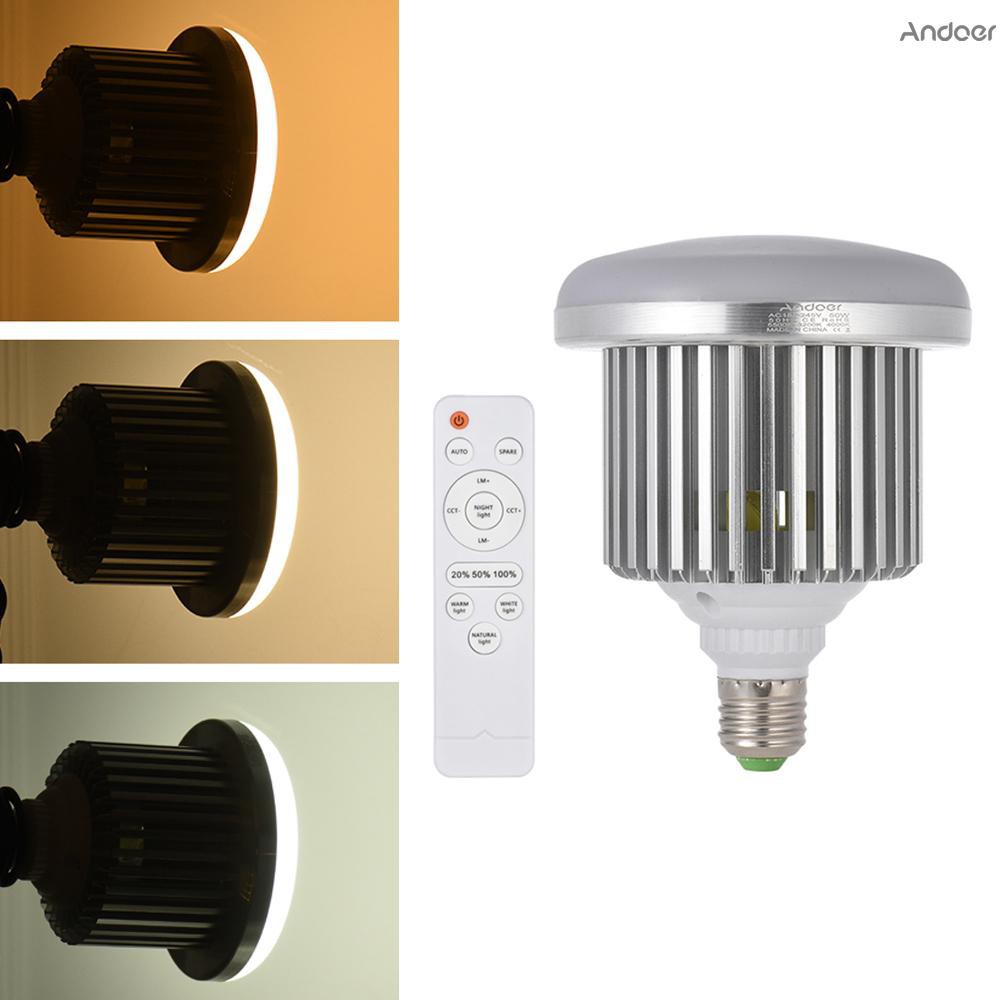 andoer-หลอดไฟ-e27-50-w-led-3200-k-5600-k-พร้อมรีโมทคอนโทรล-ac185-245-v