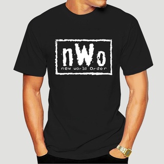 เสื้อยืดผู้ เสื้อยืดผ้าฝ้าย แขนสั้น พิมพ์ลาย World Order Nwo Wrestling Hulk Hogan Scott Hall Kevin Nash สไตล์สตรีท สําหร