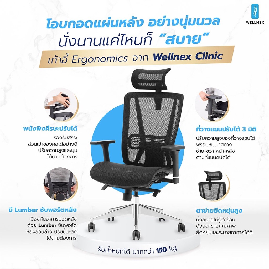 ภาพสินค้าฟรีส่งทั่วไทย ของพร้อมส่ง เก้าอี้สุขภาพ เก้าอี้ทำงาน เก้าอี้สำนักงาน เก้าอี้เกมมิ่ง เพื่อสุขภาพ gaming chair - Ergohome จากร้าน homefittools บน Shopee ภาพที่ 2