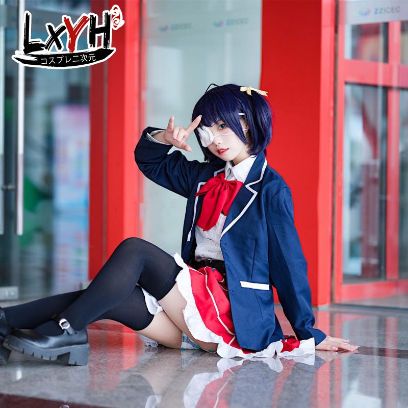 lxyh-coser-king-anime-love-chunibyo-amp-other-delusions-takanashi-rikka-cosplay-ชุดคอสเพลย์-ชุดนักเรียน-ญี่ปุ่น-uniform-ชุด-jk-ชุด-halloween