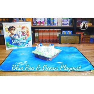 Blue​ Sky Sea และ Deep Ocean​ Blue : Play mat เนื้อผ้าดัชเชส ผิวลื่น เพิ่มอรรถรสตอนเล่นเกม Designed by Bewitched