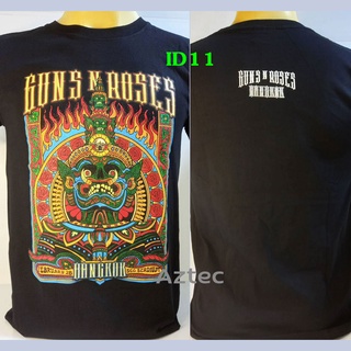 เสื้อวง Guns N Roses เสื้อวินเทจ ผ้าcotton เสื้อยืดคอกลม ใส่สบาย ลายวินเทจ ใส่ได้ทั้งชายหญิง(id11)