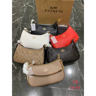 พร้อมส่ง ส่งไว ส่งจากไทย กระเป๋า งานแท้ Outlet Coach ทรงพอช ขนาด 9 นิ้ว coachแท้ กระเป๋าถือ กระเป๋าสะพาย โค้ช