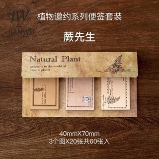 ภาพขนาดย่อของภาพหน้าปกสินค้าJianwu สติกเกอร์กระดาษโน้ต ลายพืช ดอกไม้ สไตล์วินเทจ สําหรับตกแต่งสมุดไดอารี่ แพลนเนอร์ DIY 60 ชิ้น ต่อชุด จากร้าน fenglai.th บน Shopee ภาพที่ 6