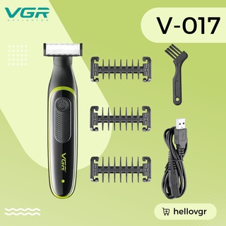 เครื่องโกนหนวด VGR รุ่น V-017 (สินค้าพร้อมส่ง ของแท้ 100%) | Shopee ...